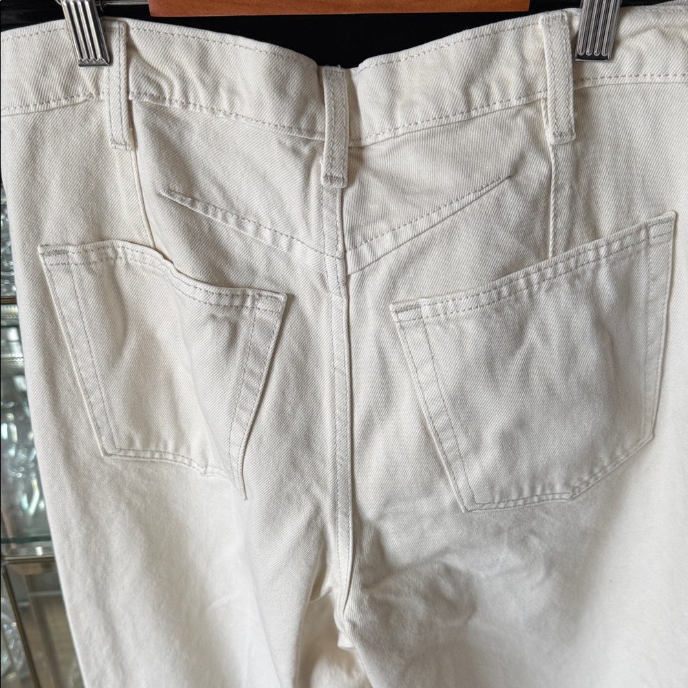 Universal Thread Cream Wide Leg Crop Jeans - Picture 8 of 8